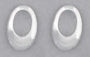 Oval Stud Earrings
