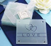 'LOVE' Glass Coasters - Set 4