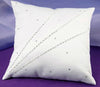 White Diamante Ring Pillow