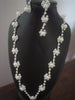 Rhinestone Necklace & Earring Set